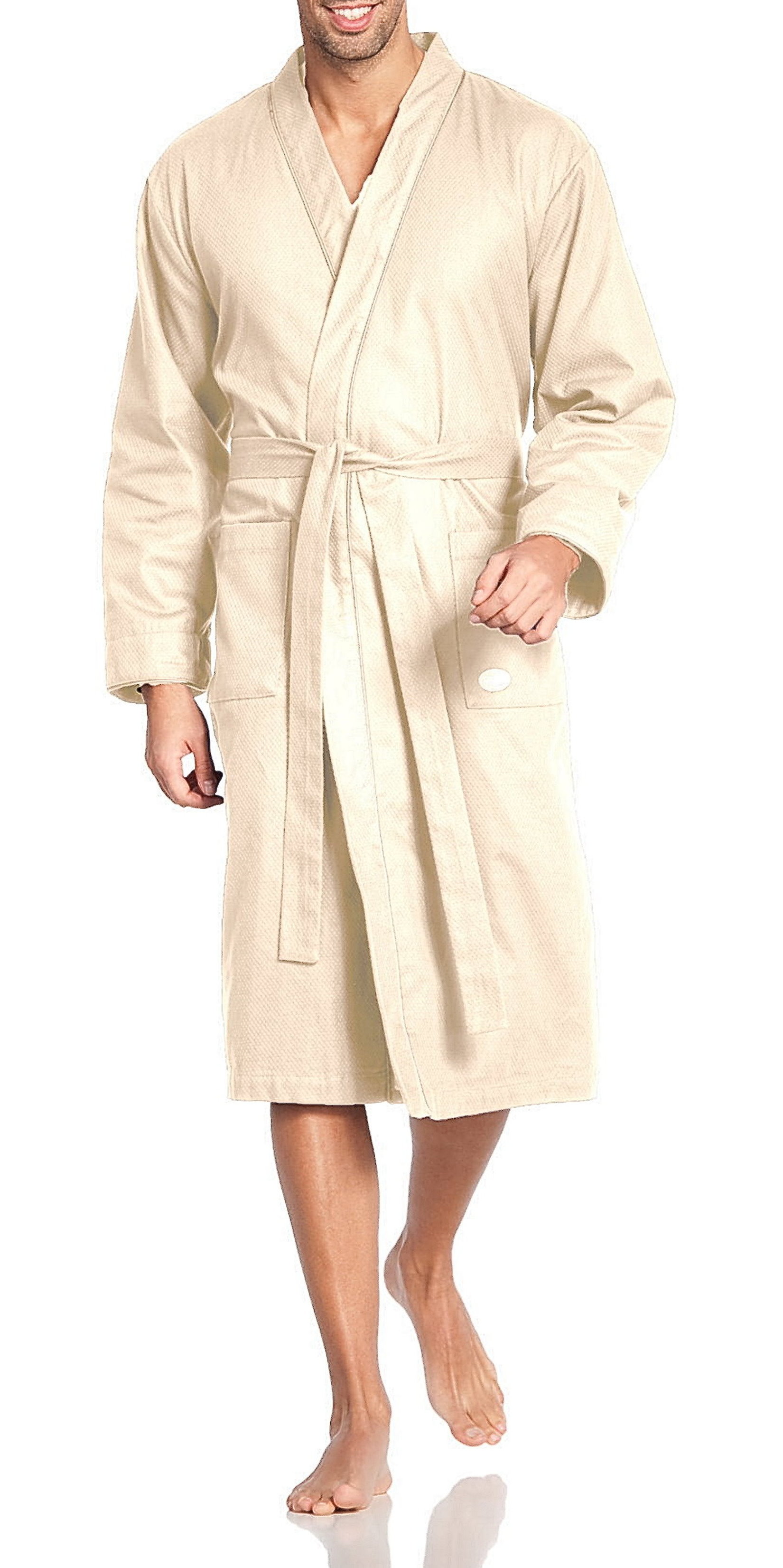 bademantel beige herren